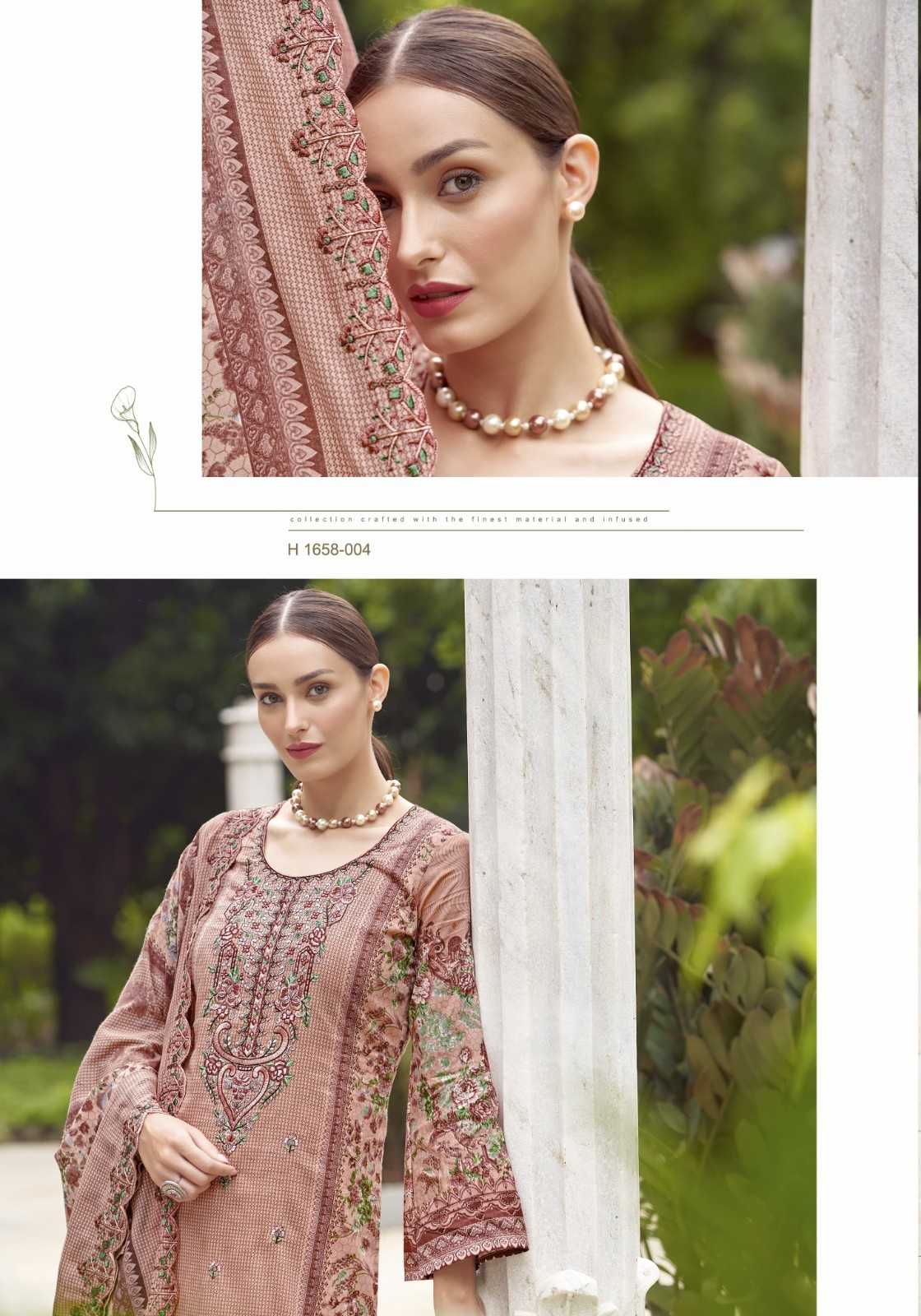 bin saeed vol 6 by alok suits cotton pakistani embroidery 3pcs dress