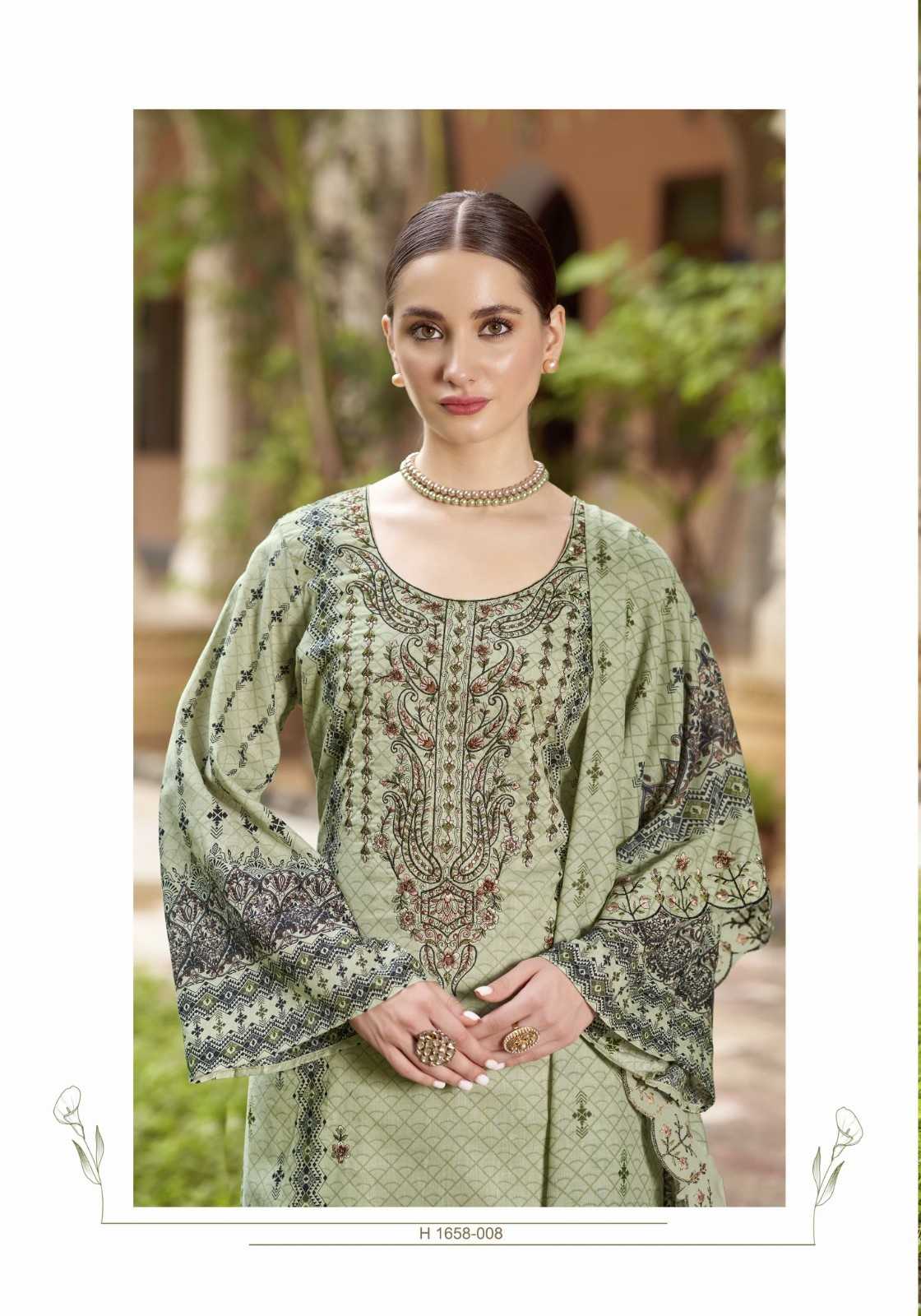 bin saeed vol 6 by alok suits cotton pakistani embroidery 3pcs dress