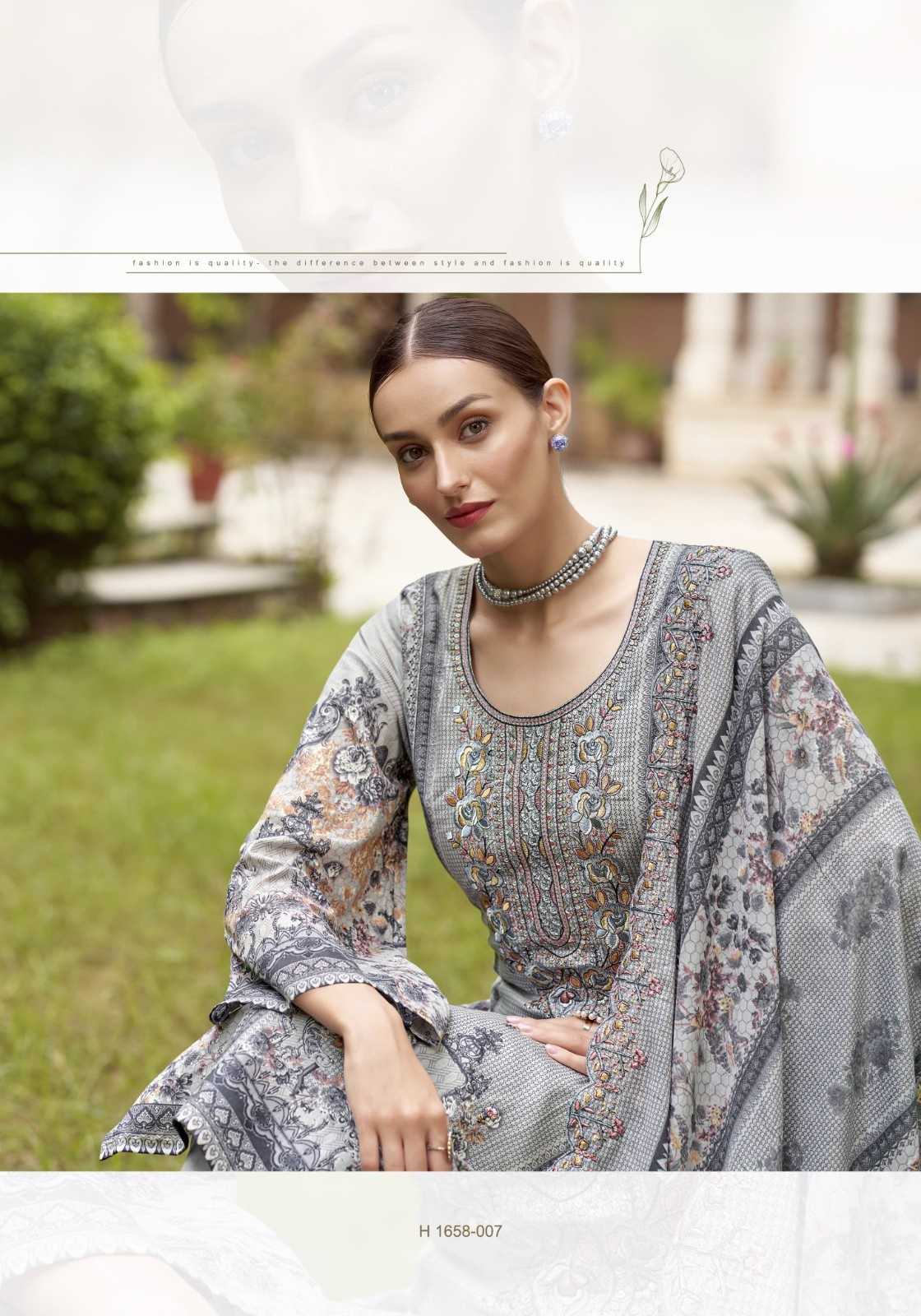 bin saeed vol 6 by alok suits cotton pakistani embroidery 3pcs dress