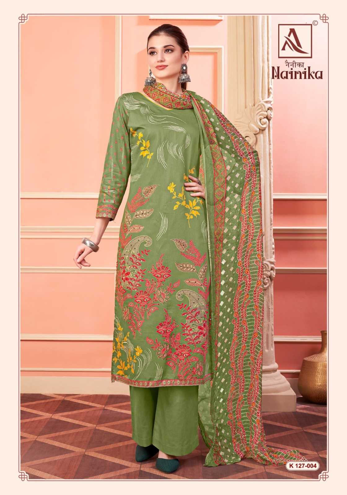 alok suits nainika discharge printed zam unstitch suits