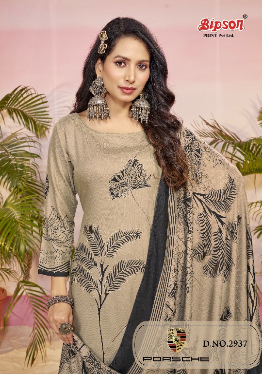 Bipson Porsche 2937 Wholesale Viscose Pashmina With Handwork Winter Dress Material