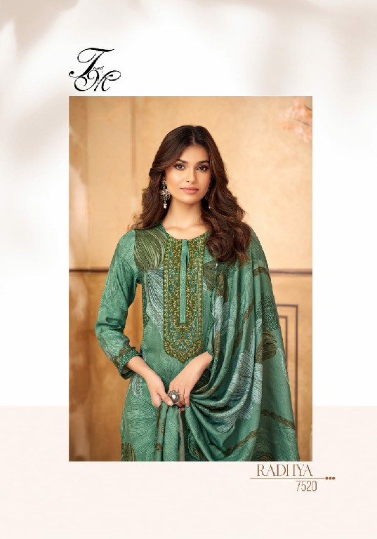 T And M Radhya Wholesale Staple Twill With Handwork Winter Suits