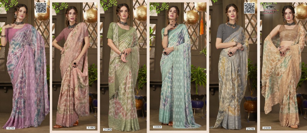 Vallabhi Ruchika Vol-2 Wholesale Fancy Swaroski Work Sarees