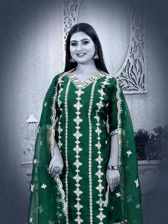 Krishna Trendz Summer Special Vol-2 Wholesale Roman Silk Kurti With Pant And Dupatta