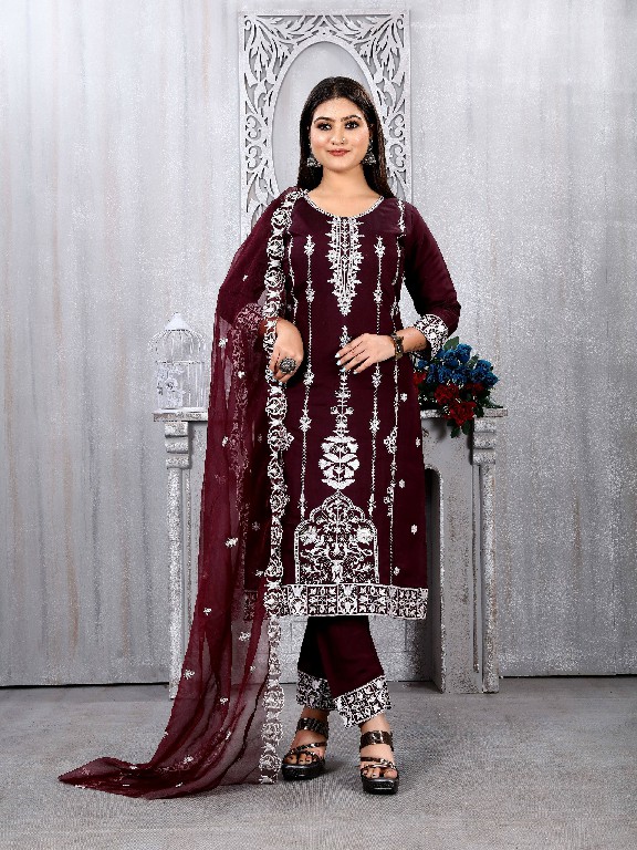Krishna Trendz Summer Special Vol-2 Wholesale Roman Silk Kurti With Pant And Dupatta