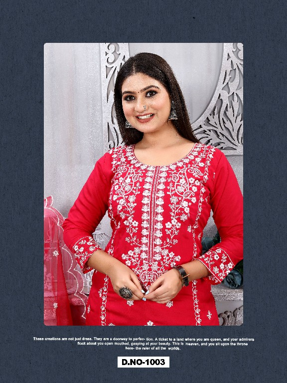 Krishna Trendz Summer Special Vol-2 Wholesale Roman Silk Kurti With Pant And Dupatta