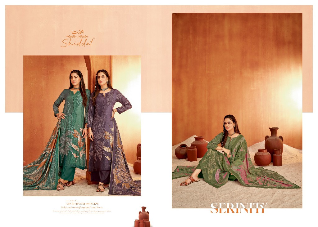 Shiddat By Esta Serinity Wholesale Pure Pashmina With Sequence Work And Handwork Suits