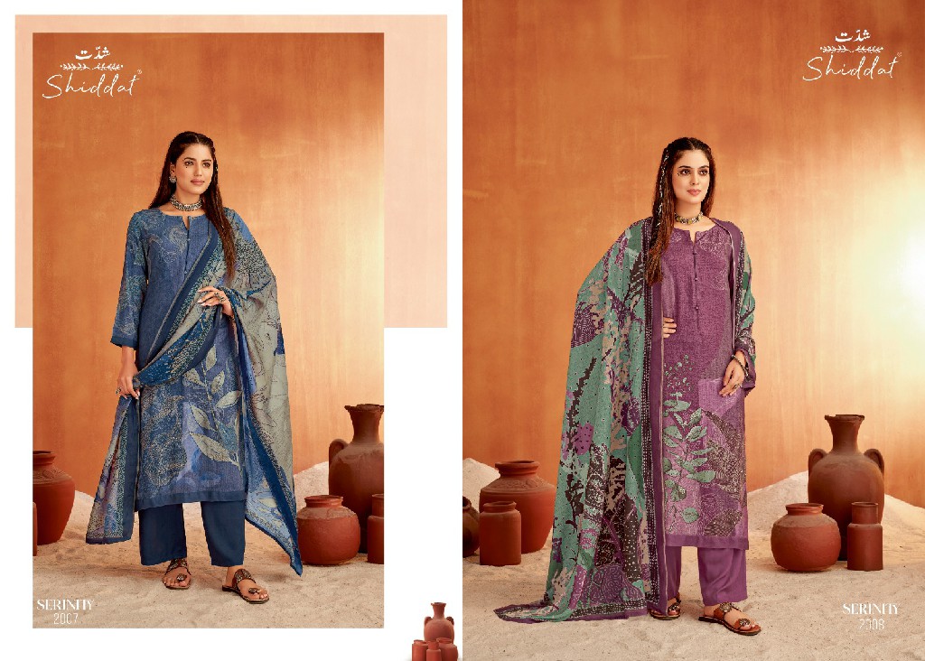 Shiddat By Esta Serinity Wholesale Pure Pashmina With Sequence Work And Handwork Suits