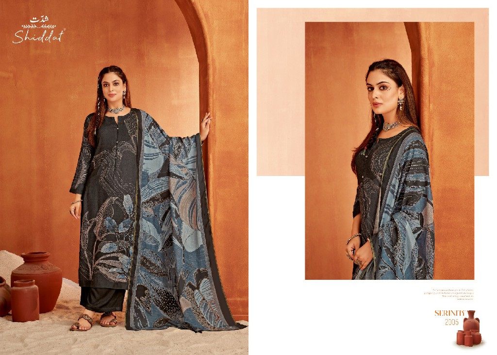 Shiddat By Esta Serinity Wholesale Pure Pashmina With Sequence Work And Handwork Suits