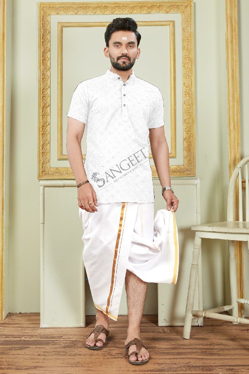 Sangeet Royal Sifli Vol-2 Wholesale Short Mens Wear Kurta