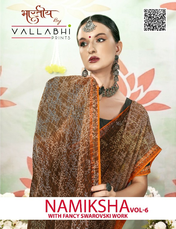 Vallabhi Namiksha Vol-6 Wholesale Georgette Fabric Indian Sarees