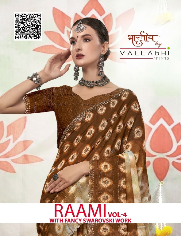 Vallabhi Raami Vol-4 Wholesale Fancy Swaroski Work Sarees