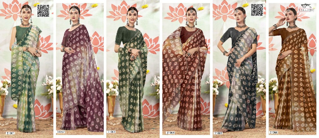 Vallabhi Raami Vol-4 Wholesale Fancy Swaroski Work Sarees