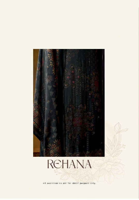 Sahiba Rehana Wholesale Staple Twill With Handwork Winter Suits