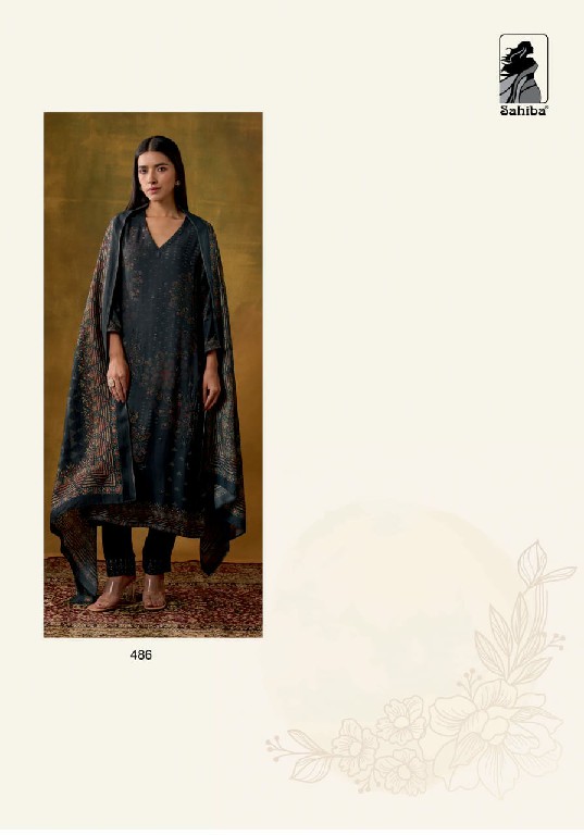 Sahiba Rehana Wholesale Staple Twill With Handwork Winter Suits