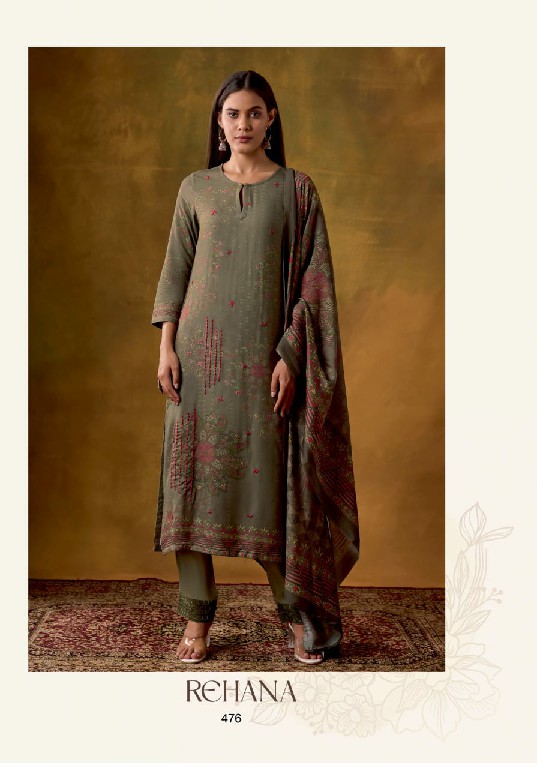 Sahiba Rehana Wholesale Staple Twill With Handwork Winter Suits