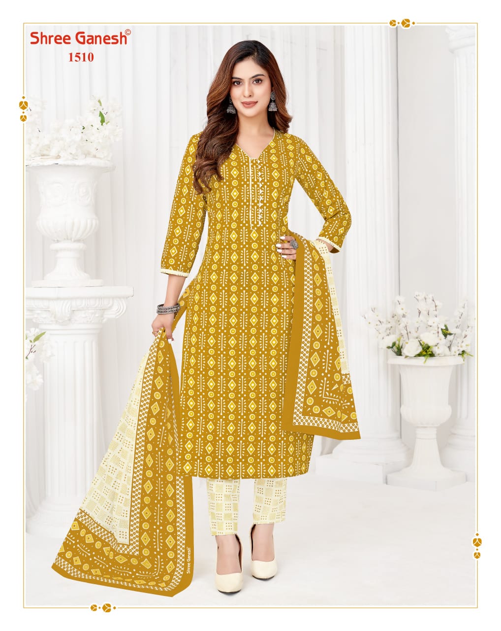 Shree Ganesh Vaani Vol-5 Wholesale Cotton Printed Dress Material