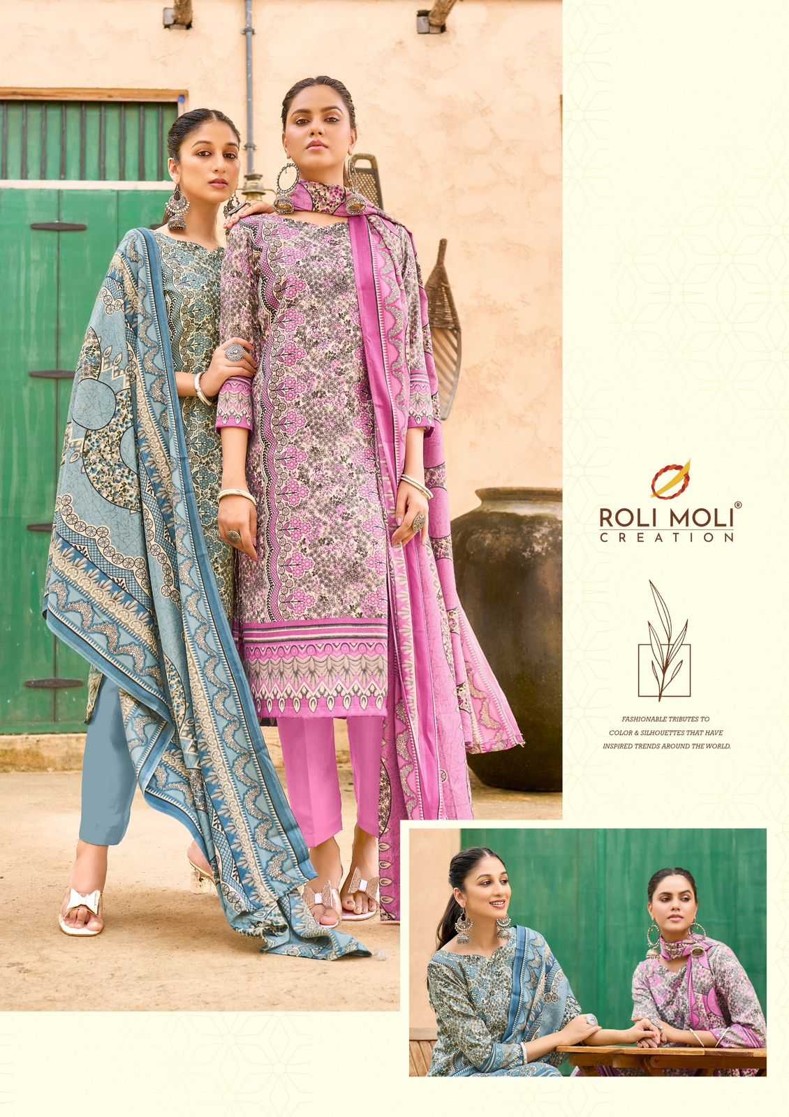 liyana by roli moli pashmina winter wear beautiful ladies suits