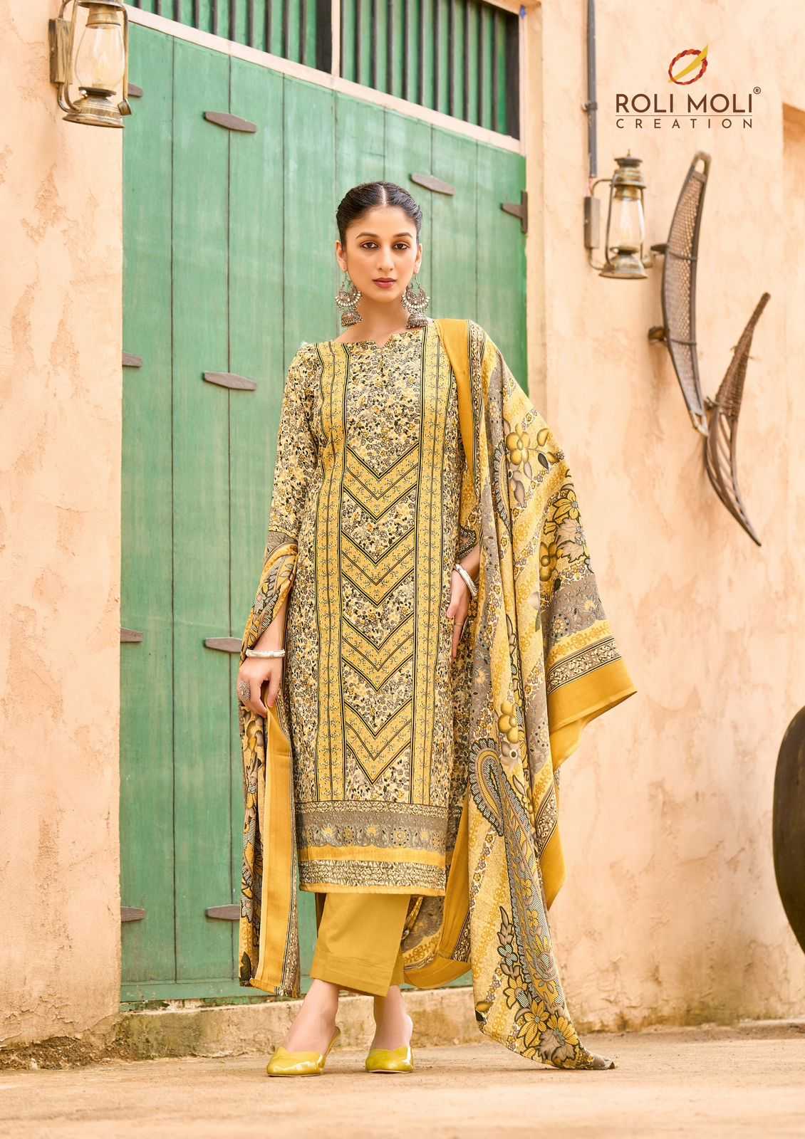 liyana by roli moli pashmina winter wear beautiful ladies suits