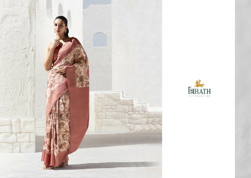 Trirath Satvik Vol-2 Wholesale Art Silk With Digital Printed Zari Border Sarees