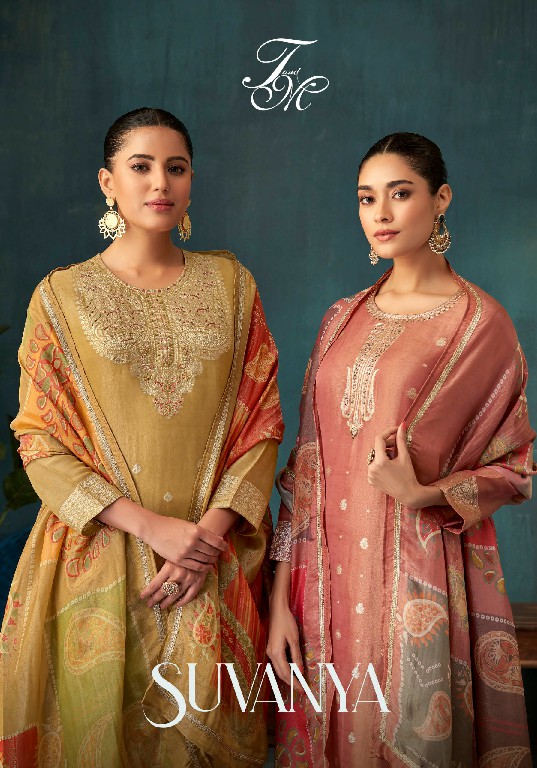 T And M Suvanya Wholesale Fancy Jacquard With Hand Work Salwar Suits