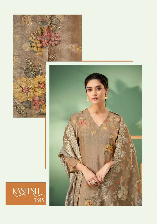 T And M Kaseesh Wholesale Simmer Tissue With Hand Work Salwar Suits