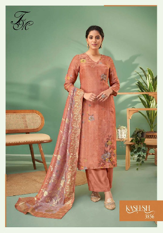 T And M Kaseesh Wholesale Simmer Tissue With Hand Work Salwar Suits