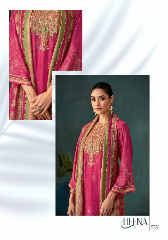 T And M Heena Wholesale Unique Muslin With Hand Work Salwar Suits