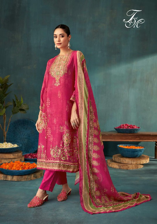 T And M Heena Wholesale Unique Muslin With Hand Work Salwar Suits