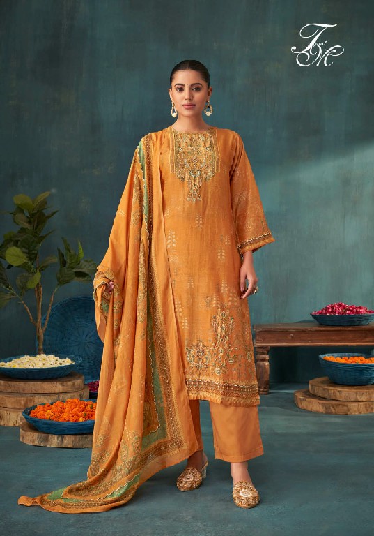 T And M Heena Wholesale Unique Muslin With Hand Work Salwar Suits