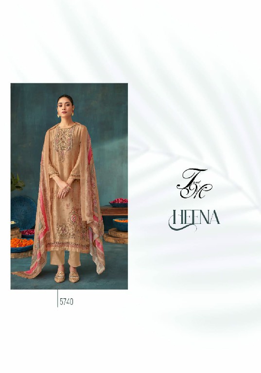 T And M Heena Wholesale Unique Muslin With Hand Work Salwar Suits