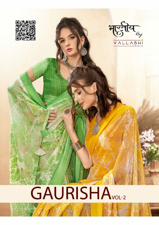 Vallabhi Gaurisha Vol-2 Wholesale Georgette Fabrics Indian Sarees