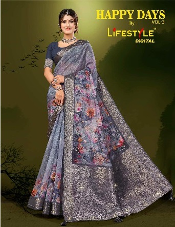 Lifestyle Happy Days Vol-3 Wholesale Ethnic Indian Sarees