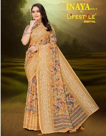 Lifestyle Inaya Vol-3 Wholesale Indian Ethnic Sarees