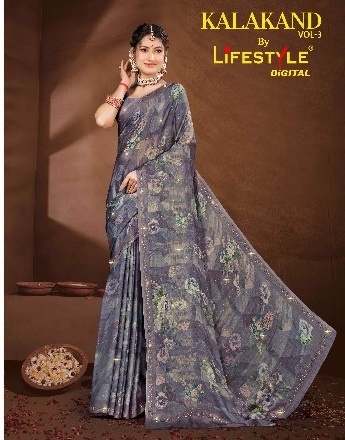 Lifestyle Kalakand Vol-3 Wholesale Indian Ethnic Sarees