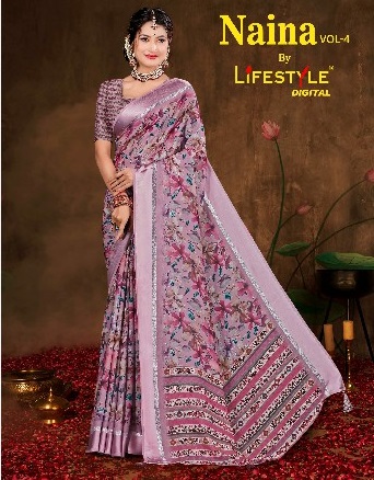 Lifestyle Naina Vol-4 Wholesale Indian Ethnic Sarees