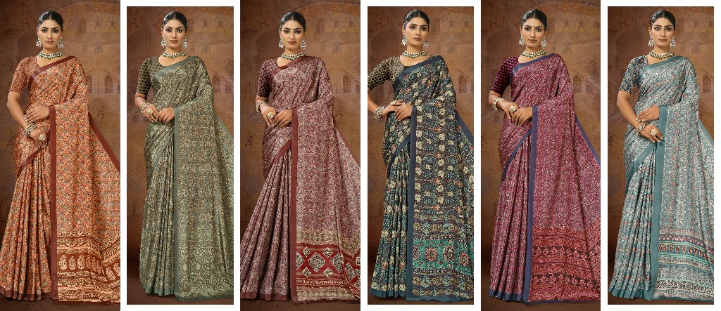 Lifestyle Silk Crape Vol-2 Wholesale Indian Ethnic Sarees