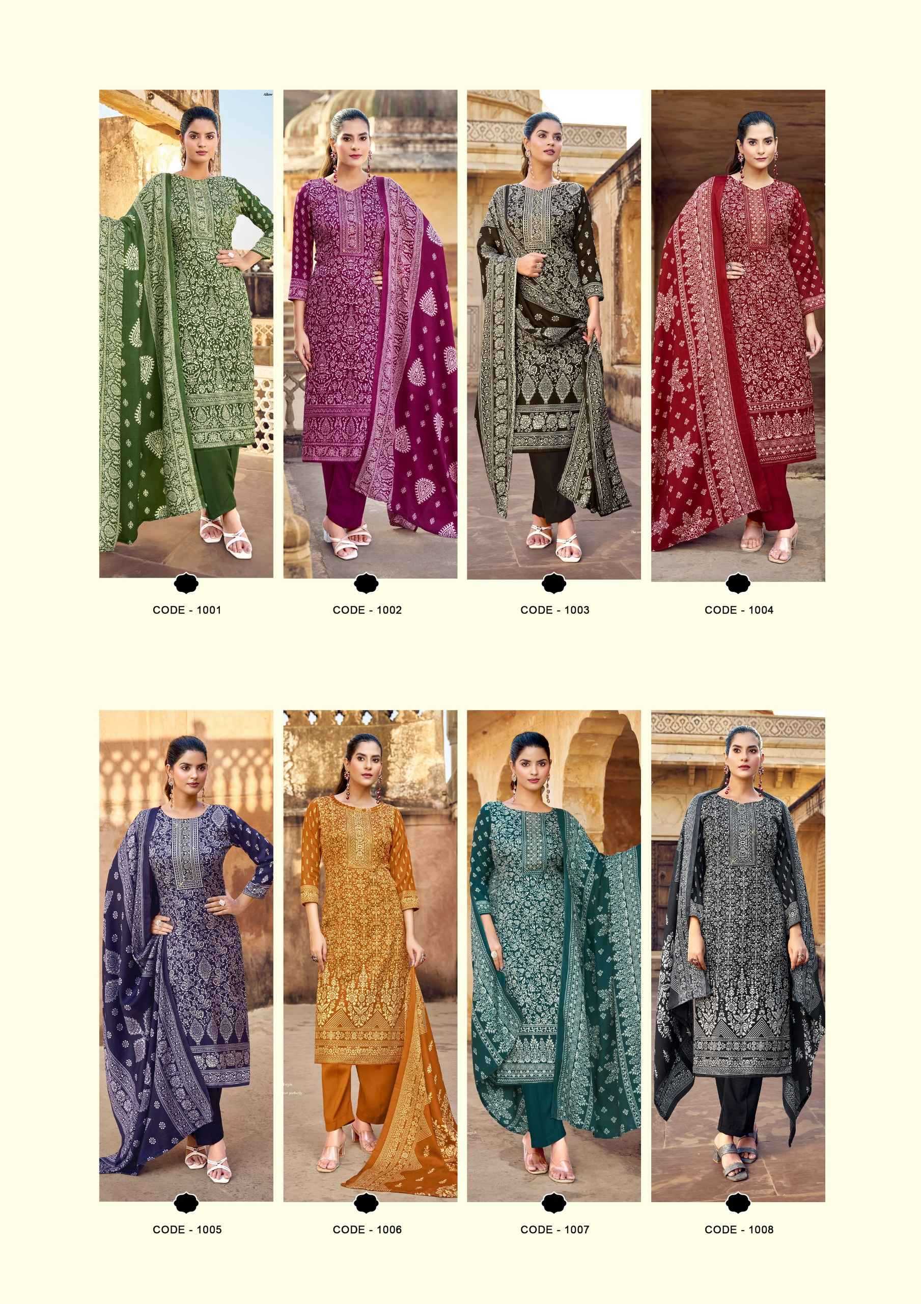 gulbahar by roli moli creation winter wear pashmina ladies suits