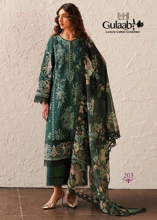 Maryam Hussain Gulaab Vol-2 Wholesale Luxury Lawn Printed Dress Material