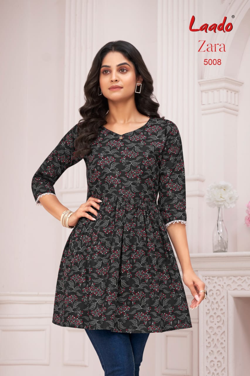 Laado Zara Vol-5 Fancy Short Tops Kurtis