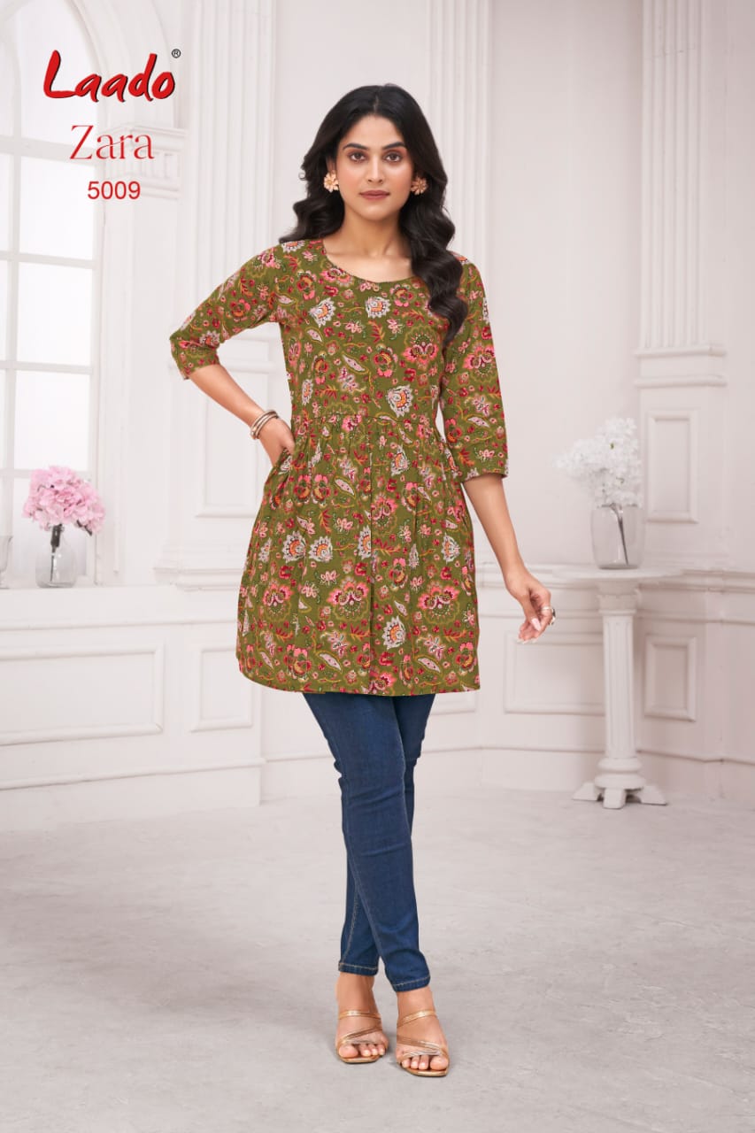 Laado Zara Vol-5 Fancy Short Tops Kurtis