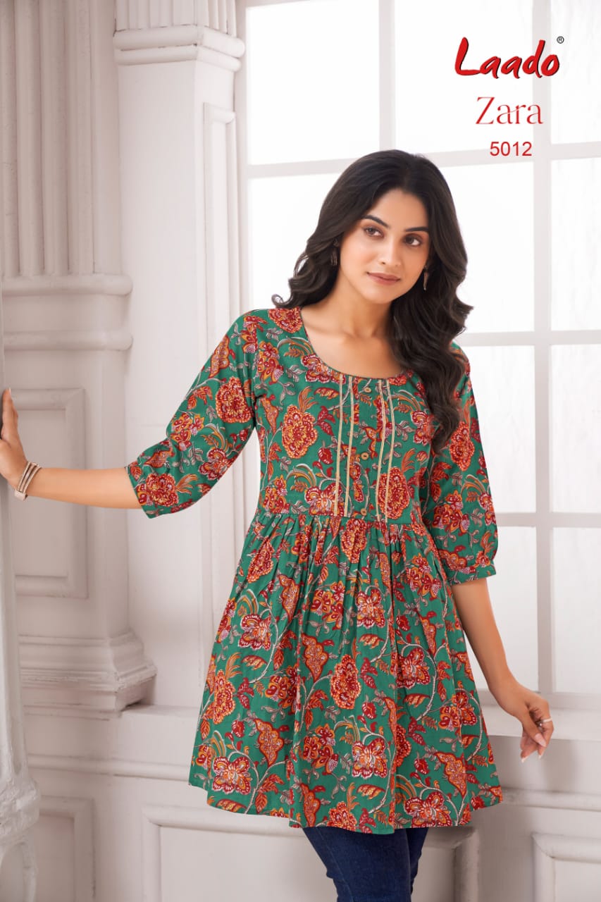 Laado Zara Vol-5 Fancy Short Tops Kurtis