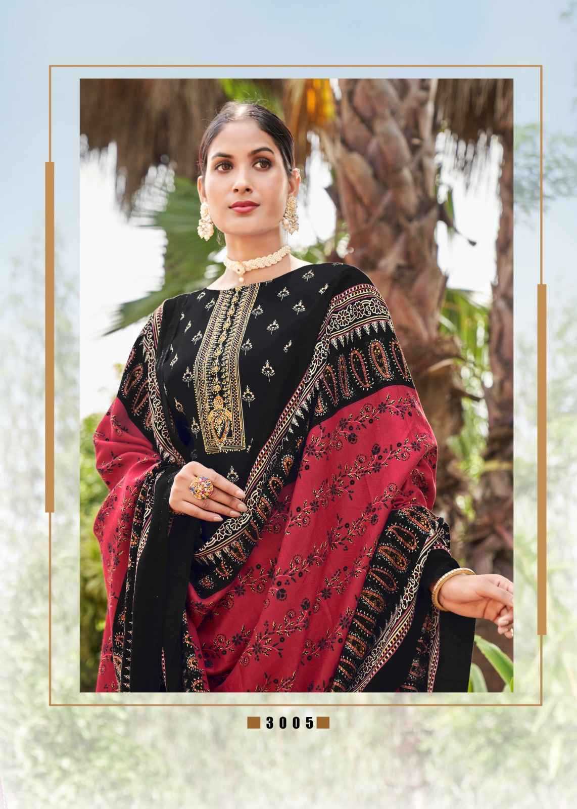 yalina by roli moli creation winter wear unique pashmina ladies suits