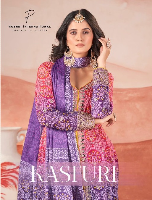 Roshni Kasturi Wholesale Free Size Stitched Designer Suits