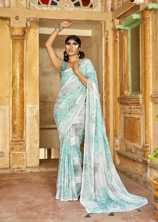 vaidarbhi vol 1 by vallabhi floral print georgette saree online