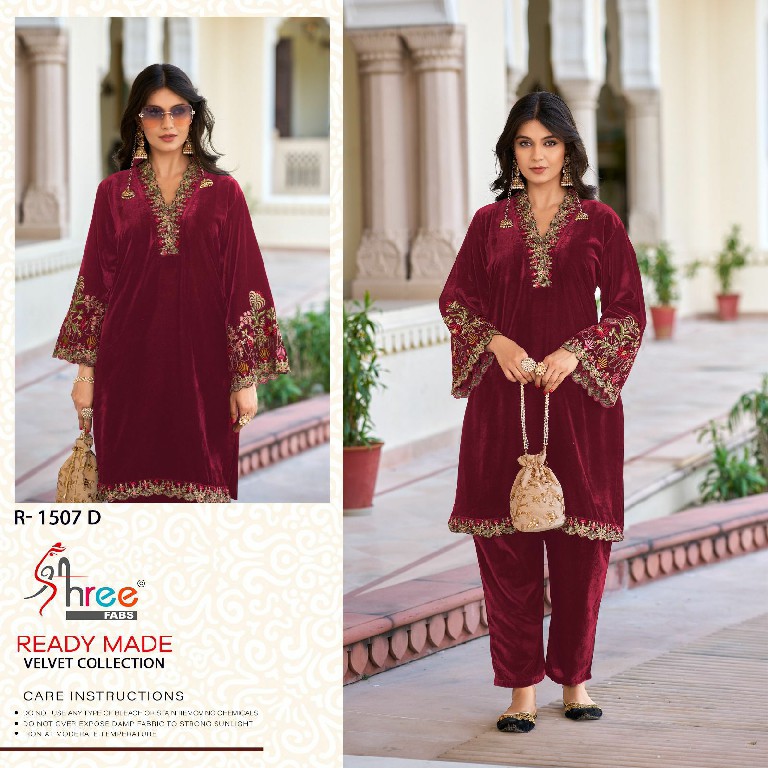 Shree Fabs R-1507 Wholesale Velvet Code Set Collection