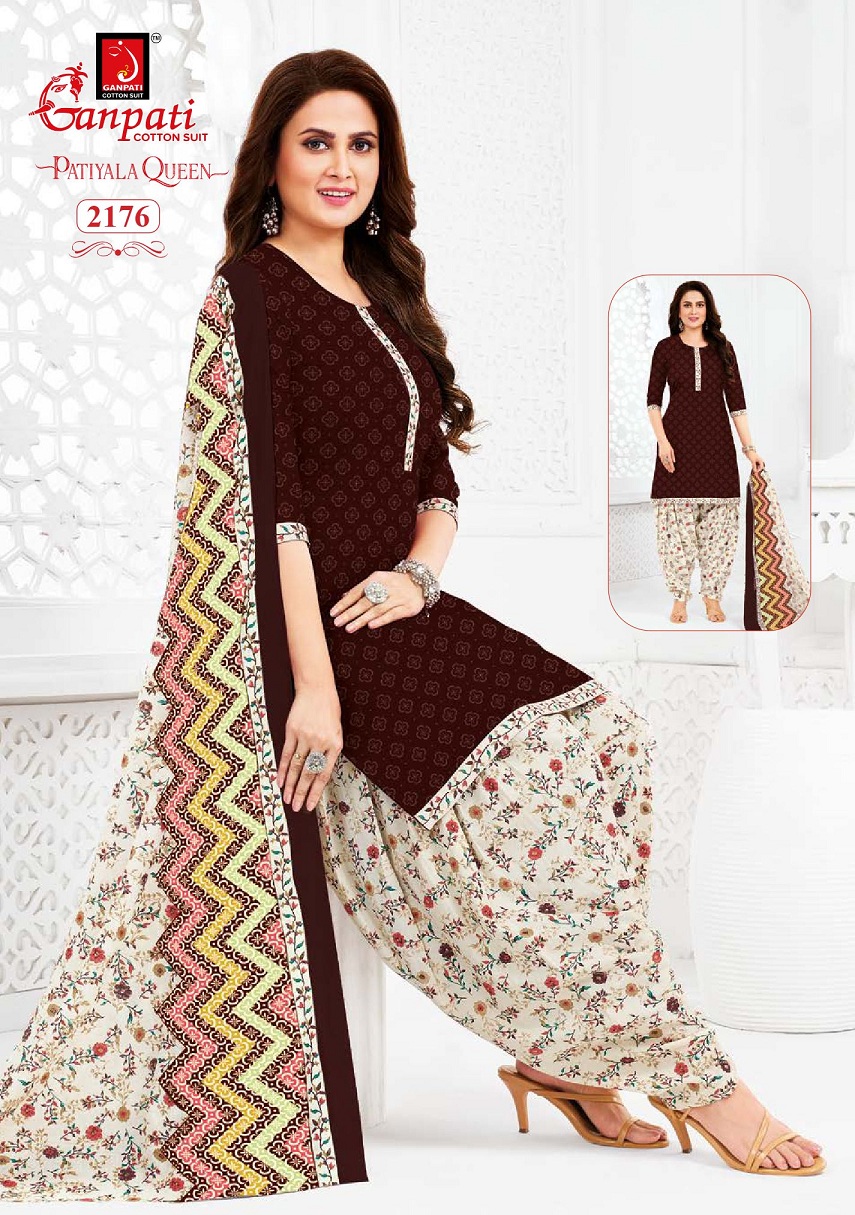 Ganpati Patiyala Queen Vol-10 Wholesale Readymade Patiyala Dress