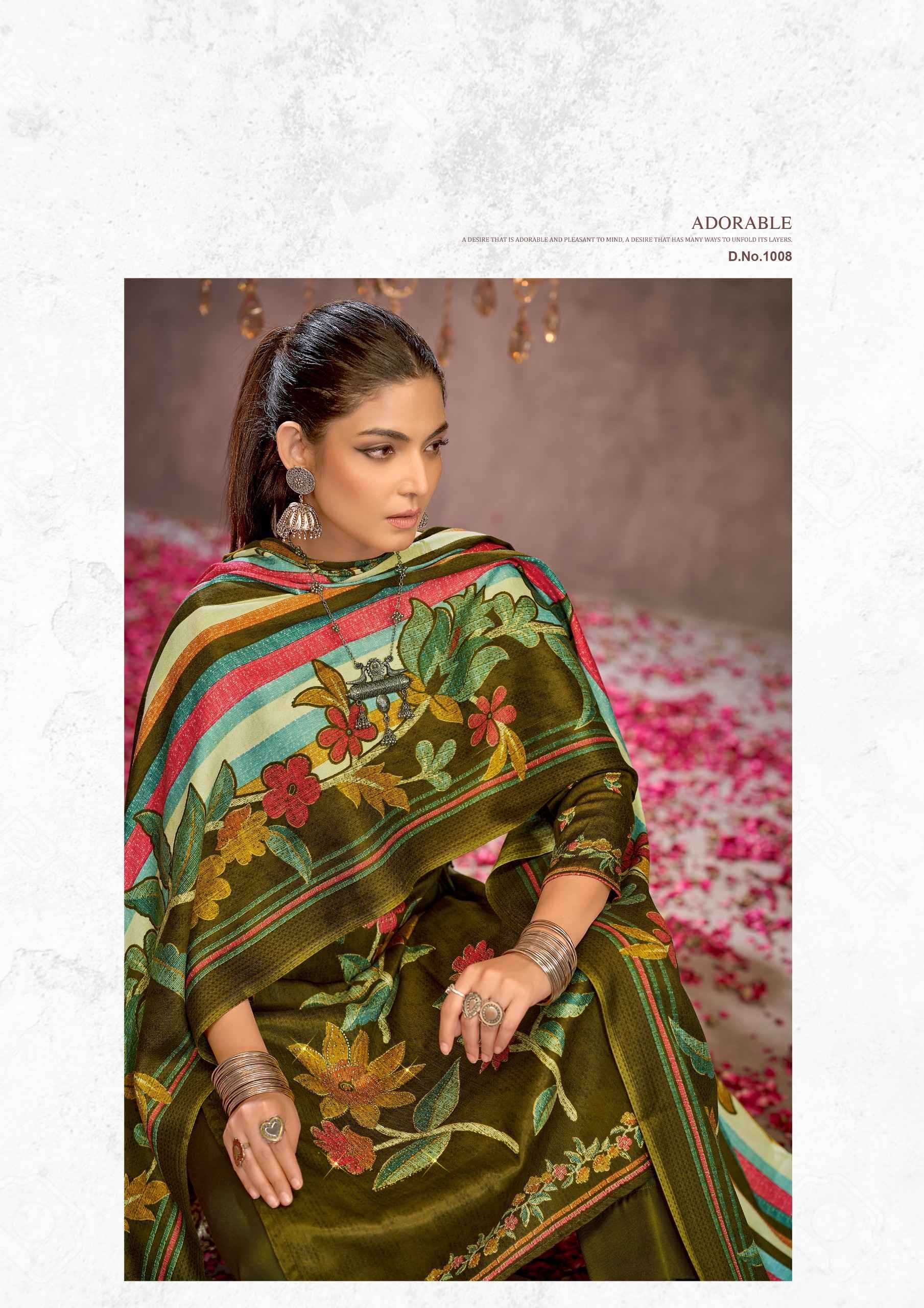 haniya by roli moli creation pashmina winter collection 3pcs suits