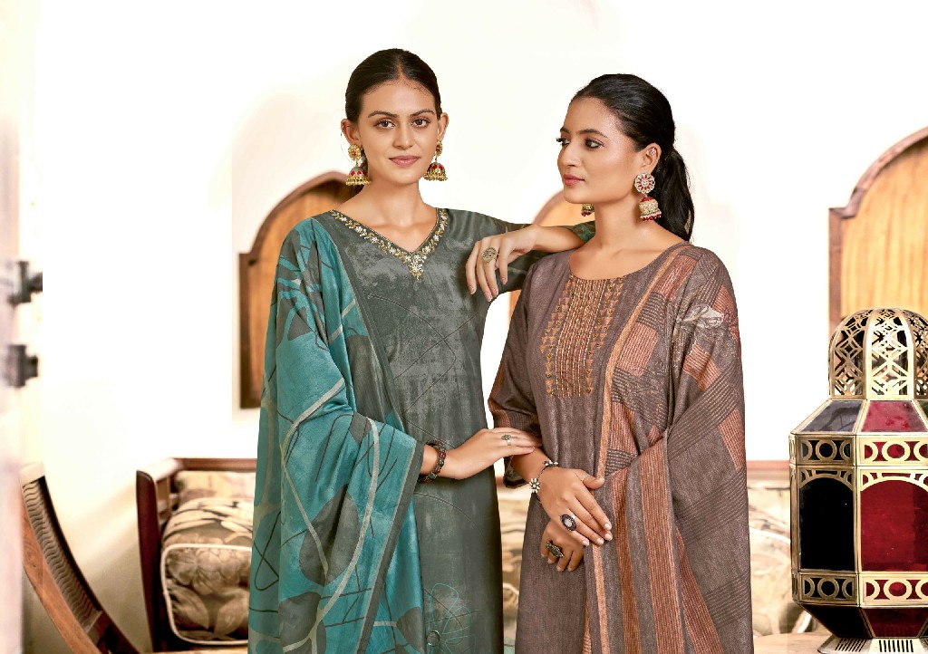 sparkle vol 3 by beriston viscose silk readymade modern pakistani suit