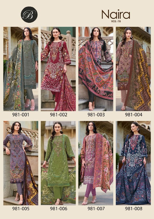 naira vol 78 by belliza designer cotton digital print pakistani suits